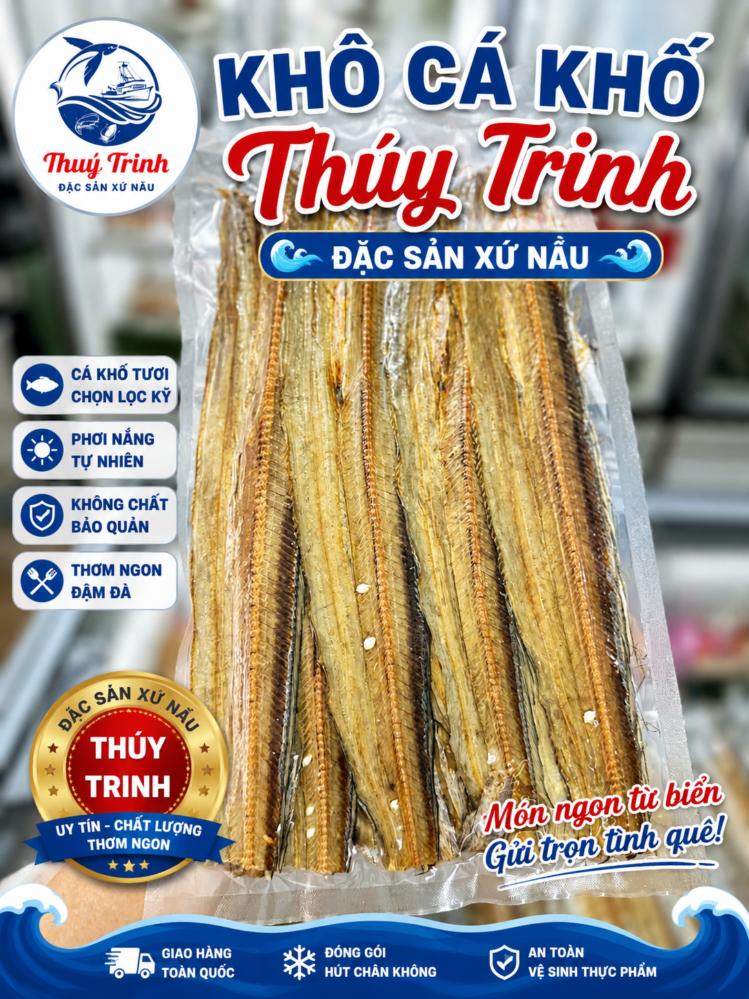 ✅ KHÔ CÁ HỐ TẨM – 500G - Ảnh 5
